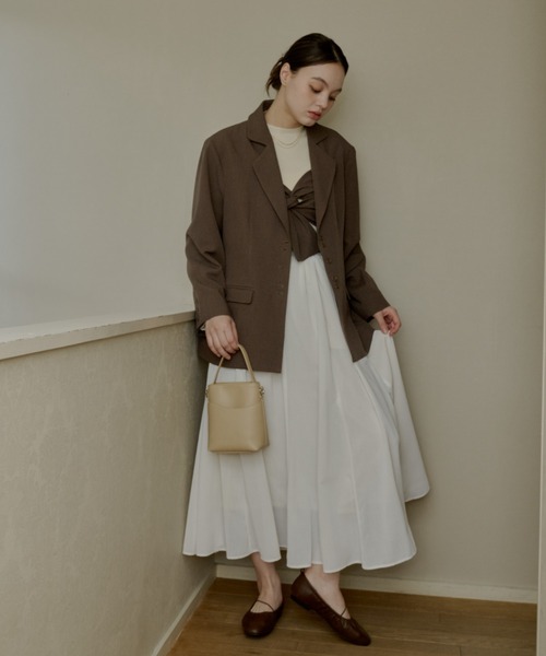 OLUN(オルン)の「nuance shoulder bag/ニュアンスショルダーバッグ(ショルダーバッグ・レディース・ブラック/ベージュ/キャメル・FREE)」の16枚目の写真