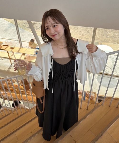 OLUN(オルン)の「nuance shoulder bag/ニュアンスショルダーバッグ(ショルダーバッグ・レディース・ブラック/ベージュ/キャメル・FREE)」の18枚目の写真