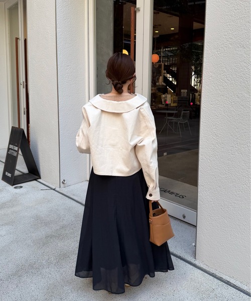 OLUN(オルン)の「nuance shoulder bag/ニュアンスショルダーバッグ(ショルダーバッグ・レディース・ブラック/ベージュ/キャメル・FREE)」の19枚目の写真