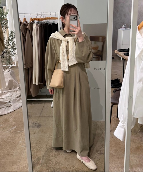 OLUN（オルン）の「nuance shoulder bag/ニュアンスショルダーバッグ（ショルダーバッグ・レディース・ブラック/ベージュ/キャメル・FREE）」の16枚目の写真