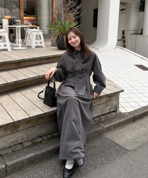 OLUN（オルン）の「nuance shoulder bag/ニュアンスショルダーバッグ（ショルダーバッグ・レディース・ブラック/ベージュ/キャメル・FREE）」の18枚目の写真