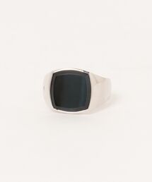 TOMWOOD(トムウッド)】Cushion Black Onyx(M) シルバー リング メンズ