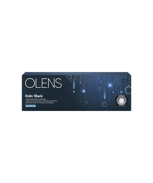 OLENS（オーレンズ）の「OLENS Rain 1day ブラック（10枚入り）（コンタクトレンズ・カラコン・レディース・ブラック・-2.75/-2.50/-2.25/-2.00/-1.75/-1.50/-1.25/-1.00/±0.00/-0.50/-8.00/-7.50/-7.00/-6.50/-6.00/-5.50/-5.00/-4.75/-4.50/-4.25/-4.00/-3.75/-3.50/-3.25/-3.00）」の4枚目の写真