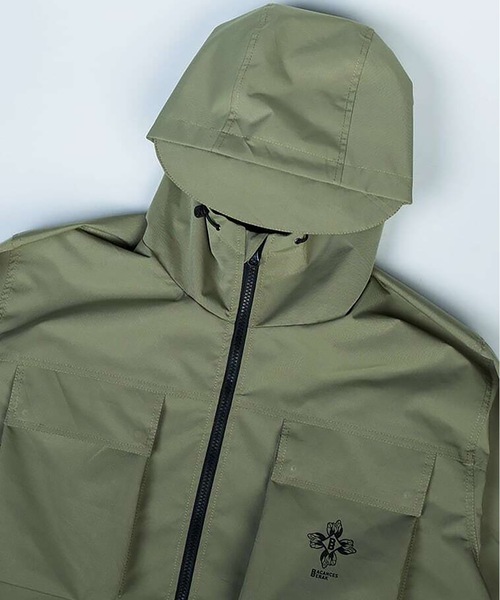 BACANCES ALL INCLUSIVE（バカンサスオールインクルーシブ）の「BBC NYLON UTILITY JKT [BUDS LOGO]（ブルゾン・メンズ・オリーブ/ブラック・L/XL）」の4枚目の写真