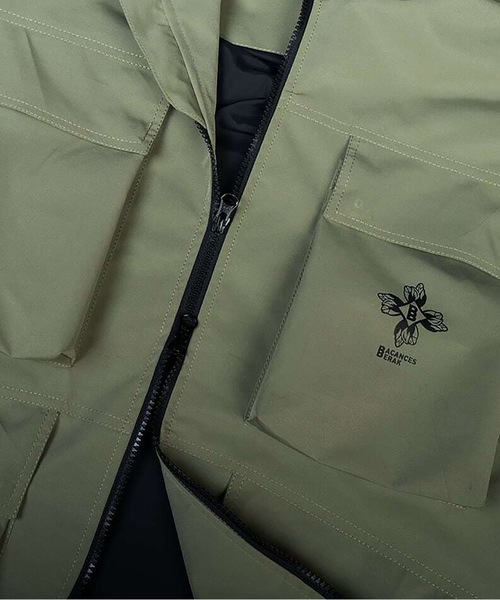 BACANCES ALL INCLUSIVE（バカンサスオールインクルーシブ）の「BBC NYLON UTILITY JKT [BUDS LOGO]（ブルゾン・メンズ・オリーブ/ブラック・L/XL）」の13枚目の写真
