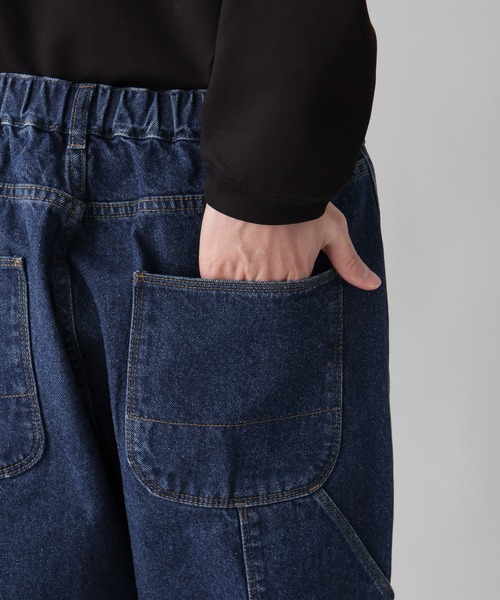 GLOBAL WORK(グローバルワーク)の「デニム/ペインターパンツ/638704(デニムパンツ・メンズ・ブルー/ブラック・LARGE/MEDIUM/SMALL)」の11枚目の写真