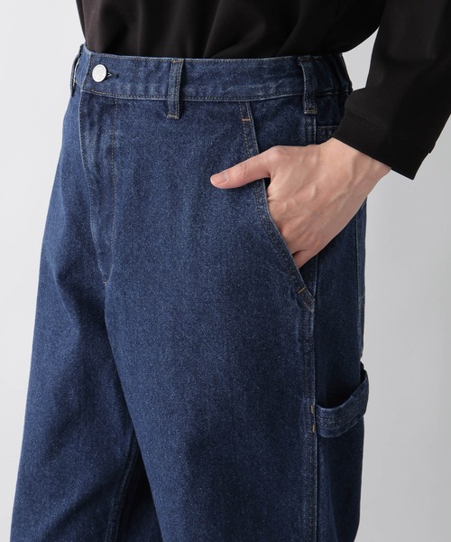 GLOBAL WORK(グローバルワーク)の「デニム/ペインターパンツ/638704(デニムパンツ・メンズ・ブルー/ブラック・LARGE/MEDIUM/SMALL)」の13枚目の写真