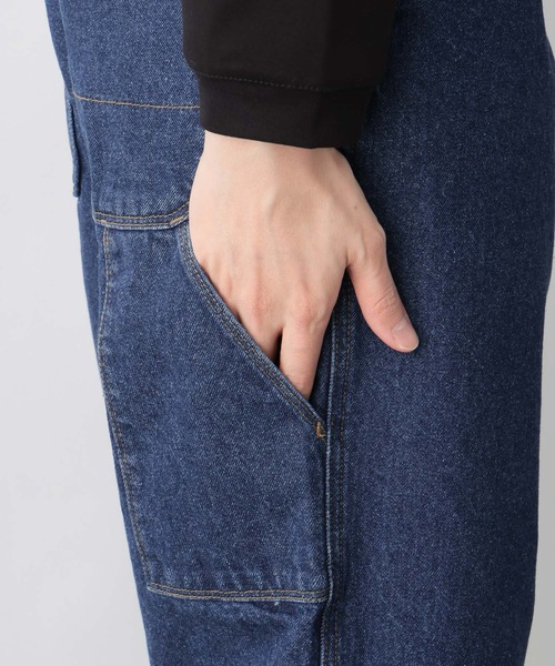 GLOBAL WORK(グローバルワーク)の「デニム/ペインターパンツ/638704(デニムパンツ・メンズ・ブルー/ブラック・LARGE/MEDIUM/SMALL)」の4枚目の写真