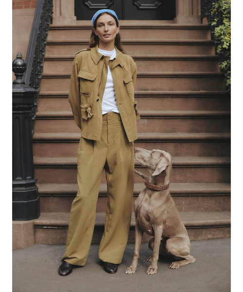 Banana Republic(バナナリパブリック)の「ヘリテージ ワイドレッグ ユーティリティ パンツ(その他パンツ・レディース・カーキ/ブラック・0/4/2/8/6)」の12枚目の写真