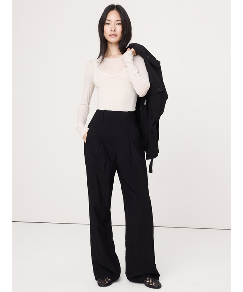 Banana Republic(バナナリパブリック)の「ヘリテージ ワイドレッグ ユーティリティ パンツ(その他パンツ・レディース・カーキ/ブラック・0/4/2/8/6)」の3枚目の写真