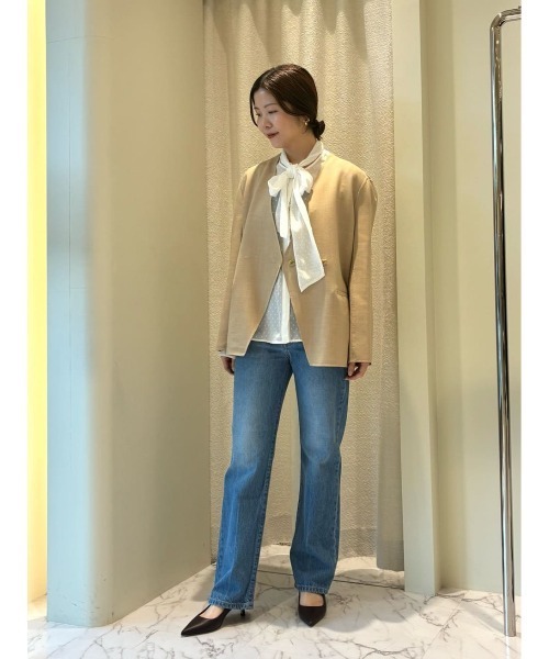 ESTNATION(エストネーション)の「ESTNATION / リバージャケット(テーラードジャケット・レディース・ベージュ/ネイビー・36/38)」の19枚目の写真