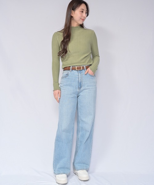 Alite cloth（アリーテクロス）の「スプリングニット（ニット/セーター・レディース・ホワイト/ブラウン/グリーン/グレー/ブラック・FREE）」の10枚目の写真