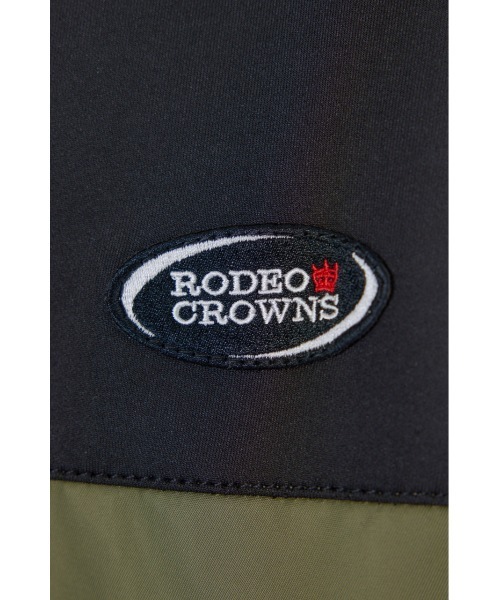RODEO CROWNS WIDE BOWL(ロデオクラウンズワイドボウル)の「バイカラーフーデッドブルゾン(ブルゾン・メンズ・ブラック/カーキ/ダークオレンジ・MEDIUM/LARGE)」の4枚目の写真