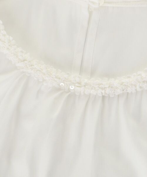 le.coeur blanc（ルクールブラン）の「ノーカラーボリュームスリーブブラウス（シャツ/ブラウス・レディース・ホワイト・38）」の5枚目の写真