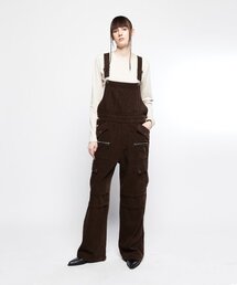 LARTIGENT（ラーティゼン）の「L7 OVERALL PANTS(BROWN)（サロペット/オーバーオール）」