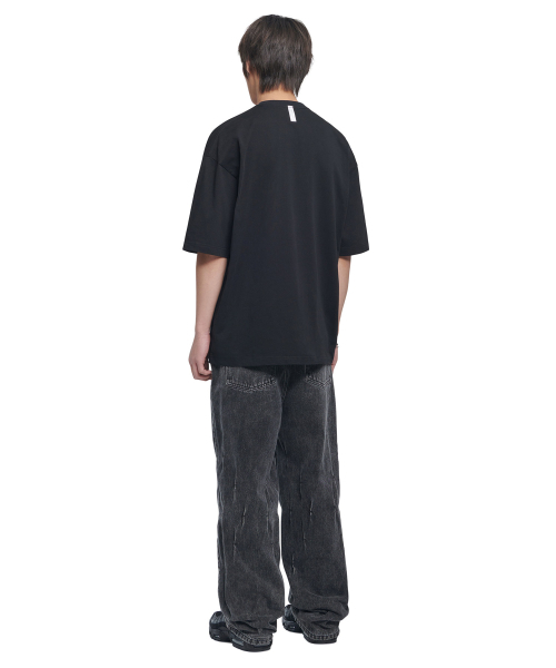 NOMANUAL（NOMANUAL）の「LIZARD T-SHIRT - BLACK（Tシャツ/カットソー・レディース・その他・S/M/L/XL）」の4枚目の写真