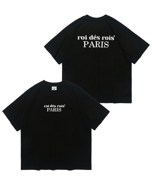 ROIDESROIS(ロワデロワ)の「オリジンパリ 半袖Tシャツ (ブラック)(Tシャツ/カットソー・レディース・その他・S/M/2XL/XL/L)」の1枚目の写真