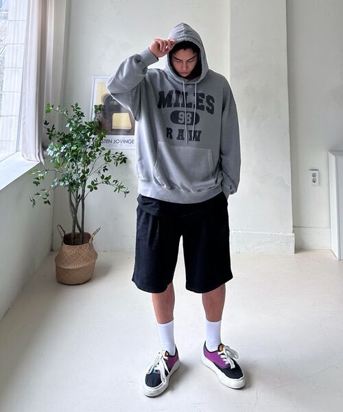 THE MILE(ザマイル)の「マイルス ロウ スウェット フード GREY(パーカー・メンズ・その他・S/M/L/XL)」の9枚目の写真