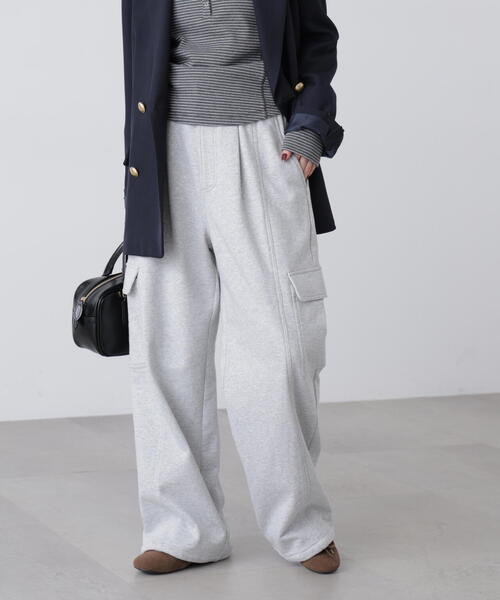 FREE'S MART(フリーズマート)の「◆裏毛カーゴパンツ(その他パンツ・レディース・ホワイト/グレー・FREE)」の6枚目の写真