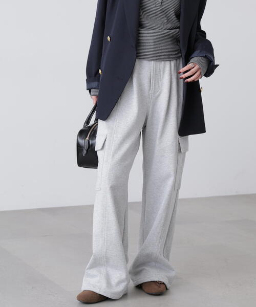 FREE'S MART(フリーズマート)の「◆裏毛カーゴパンツ(その他パンツ・レディース・ホワイト/グレー・FREE)」の7枚目の写真