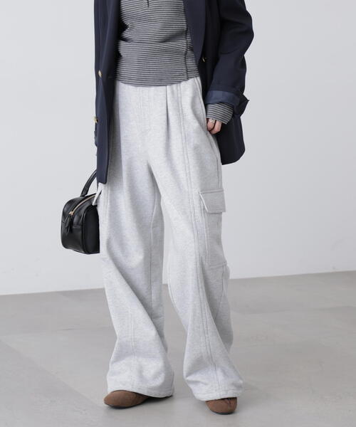 FREE'S MART(フリーズマート)の「◆裏毛カーゴパンツ(その他パンツ・レディース・ホワイト/グレー・FREE)」の8枚目の写真