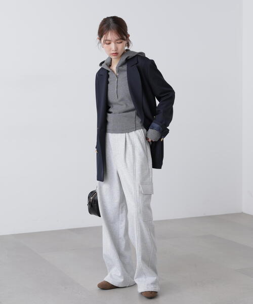 FREE'S MART(フリーズマート)の「◆裏毛カーゴパンツ(その他パンツ・レディース・ホワイト/グレー・FREE)」の12枚目の写真