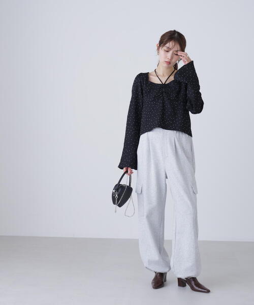 FREE'S MART(フリーズマート)の「◆裏毛カーゴパンツ(その他パンツ・レディース・ホワイト/グレー・FREE)」の14枚目の写真