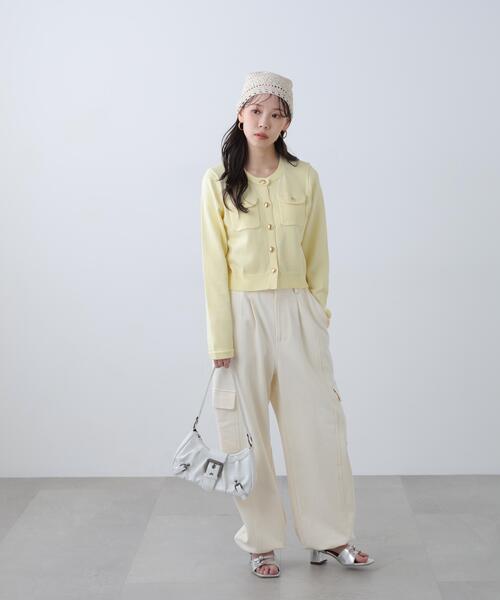 FREE'S MART（フリーズマート）の「◆裏毛カーゴパンツ（その他パンツ・レディース・ホワイト/グレー・FREE）」の8枚目の写真