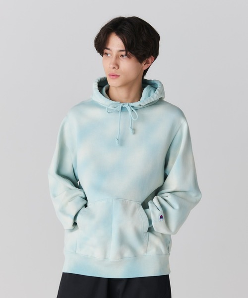 Champion(チャンピオン)の「【Champion/チャンピオン】直営限定コレクション メンズ アフターフーデッドスウェットシャツ(パーカー・メンズ・アーミー/ブルー系その他2/ブラック系その他・X-LARGE/LARGE/MEDIUM/SMALL)」の1枚目の写真