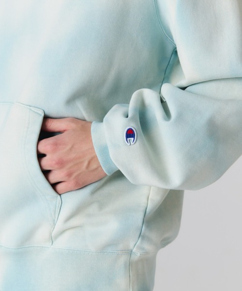 Champion(チャンピオン)の「【Champion/チャンピオン】直営限定コレクション メンズ アフターフーデッドスウェットシャツ(パーカー・メンズ・アーミー/ブルー系その他2/ブラック系その他・X-LARGE/LARGE/MEDIUM/SMALL)」の6枚目の写真