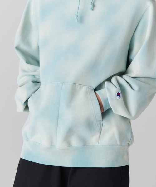 Champion(チャンピオン)の「【Champion/チャンピオン】直営限定コレクション メンズ アフターフーデッドスウェットシャツ(パーカー・メンズ・アーミー/ブルー系その他2/ブラック系その他・X-LARGE/LARGE/MEDIUM/SMALL)」の5枚目の写真