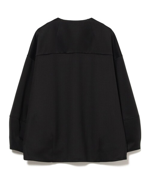 BEAMS HEART（ビームスハート）の「ノーカラー コクーン ブルゾン（ブルゾン・レディース・ブラック/ベージュ・FREE）」の8枚目の写真