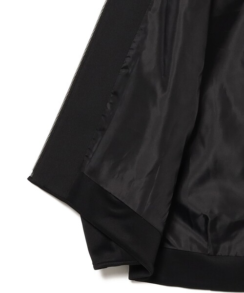 BEAMS HEART（ビームスハート）の「ノーカラー コクーン ブルゾン（ブルゾン・レディース・ブラック/ベージュ・FREE）」の9枚目の写真