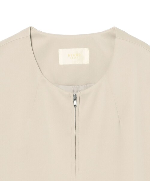 BEAMS HEART（ビームスハート）の「ノーカラー コクーン ブルゾン（ブルゾン・レディース・ブラック/ベージュ・FREE）」の11枚目の写真