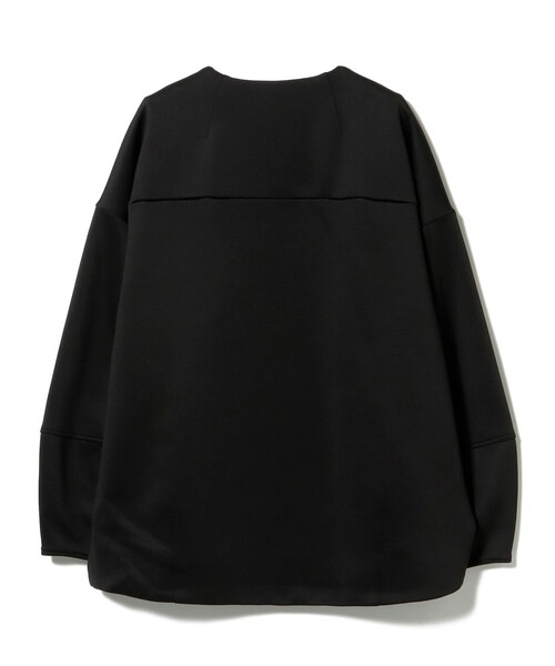 BEAMS HEART（ビームスハート）の「ノーカラー コクーン ブルゾン（ブルゾン・レディース・ブラック/ベージュ・FREE）」の18枚目の写真