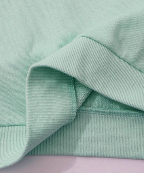 ScoLar Parity（スカラーパリティ）の「361107：お花おばけウサギの配色裏毛パーカー（パーカー・レディース・ブラック/グリーン/アイボリー・M）」の4枚目の写真