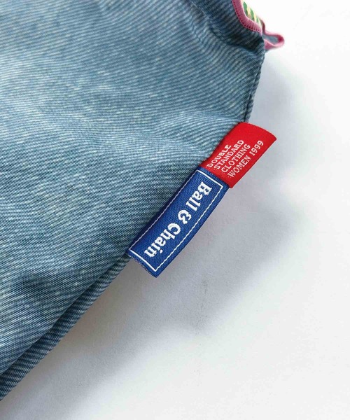 DOUBLE STANDARD CLOTHING（ダブルスタンダードクロージング）の「[Ball&Chain×DOUBLE STANDARD CLOTHING]ベア&パームツリー ミニショッピングバッグ（エコバッグ/サブバッグ・レディース・ベージュ/ブルー・M）」の10枚目の写真