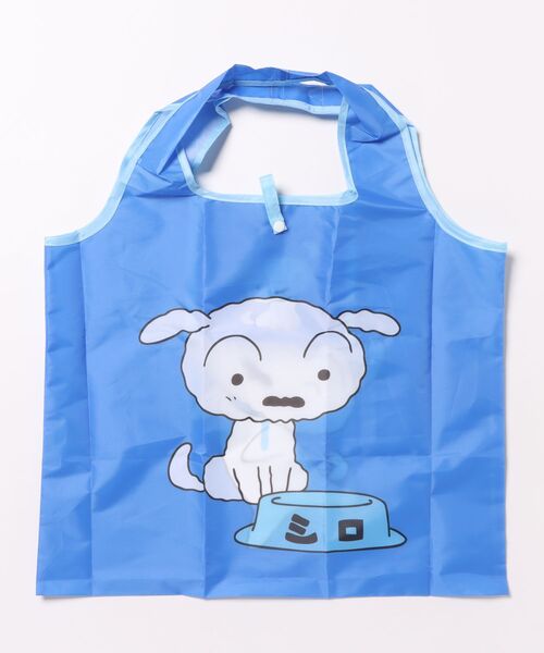 Rendez-Vous（ランデヴー）の「【 クレヨンしんちゃん 】 くるくるショッピングバッグA  26S1（エコバッグ/サブバッグ・レディース・グリーン/オレンジ/チェック/ブルー・FREE）」の3枚目の写真