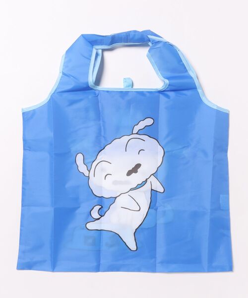 Rendez-Vous（ランデヴー）の「【 クレヨンしんちゃん 】 くるくるショッピングバッグA  26S1（エコバッグ/サブバッグ・レディース・グリーン/オレンジ/チェック/ブルー・FREE）」の7枚目の写真