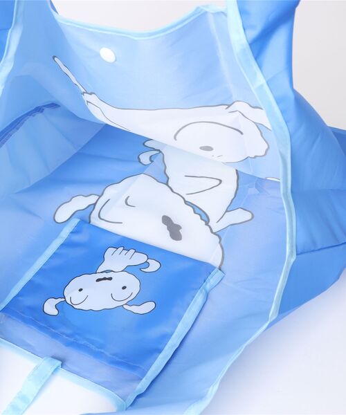 Rendez-Vous（ランデヴー）の「【 クレヨンしんちゃん 】 くるくるショッピングバッグA  26S1（エコバッグ/サブバッグ・レディース・グリーン/オレンジ/チェック/ブルー・FREE）」の12枚目の写真
