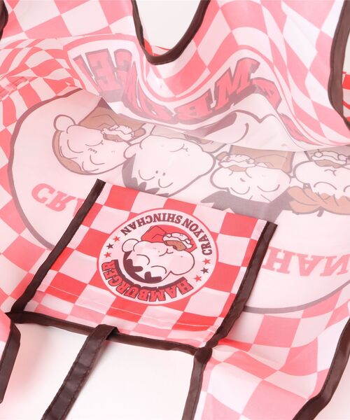 Rendez-Vous（ランデヴー）の「【 クレヨンしんちゃん 】 くるくるショッピングバッグA  26S1（エコバッグ/サブバッグ・レディース・グリーン/オレンジ/チェック/ブルー・FREE）」の13枚目の写真