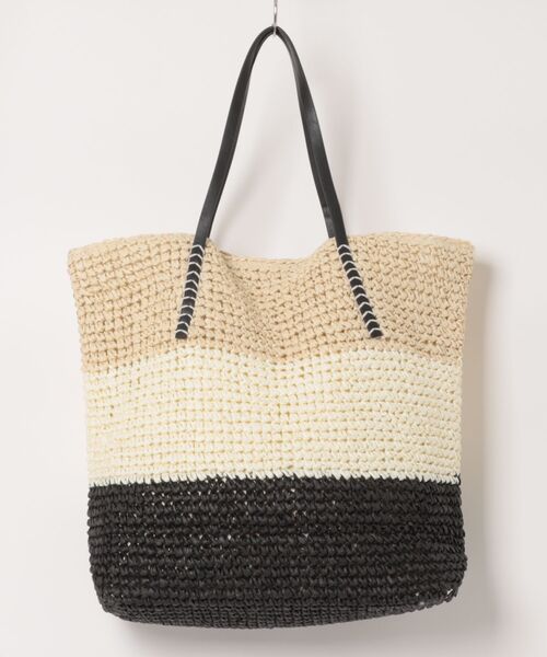 BILLABONG(ビラボン)の「【BILLABONG WOMENS/ビラボンウィメンズ】 SUNSHINE TOTE/ストロートートバッグ(トートバッグ・レディース・ブラック・FREE)」の4枚目の写真