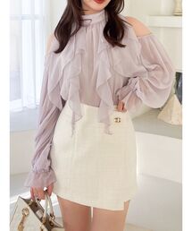 dazzlin（ダズリン）の「オープンショルダーバルーントップス（シャツ/ブラウス）」