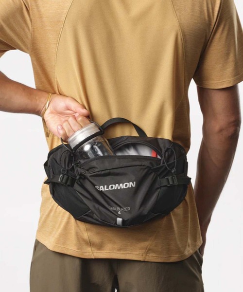 SALOMON（サロモン）の「【SALOMON】TRAILBLAZER BELT／サロモン トレイルブレイザー ベルト ボディバッグ（ボディバッグ/ウエストポーチ・メンズ・ブラック・FREE）」の5枚目の写真