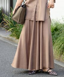 RIVE DROITE | 予約【セットアップ可/上品な落ち感】ガーメントダイフレアバイアススカート(スカート)