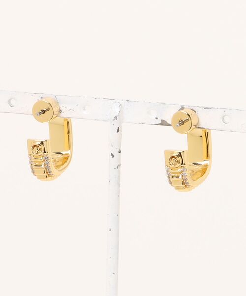 MICHAEL KORS(マイケルコース)の「マイケル・コース アクセサリー レディース ピアス ゴールド MKJ8613710(ピアス(両耳用)・レディース・ゴールド・FREE)」の4枚目の写真