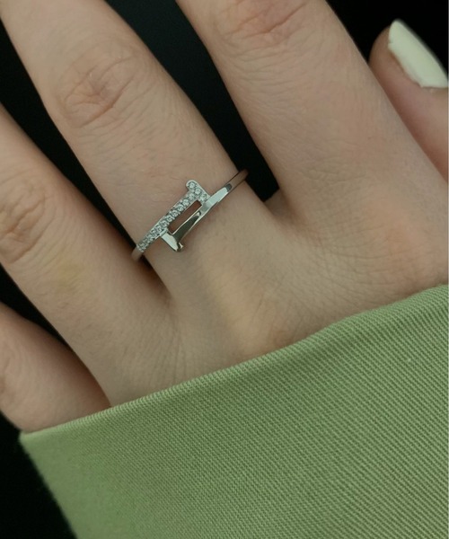 ALWAYS GOOD TIME(オルウェイズグッドタイム)の「ジルコンデザインオープンリング/上品シンプルリング/指輪(リング・レディース・ゴールド/ピンクゴールド/シルバー・FREE)」の20枚目の写真