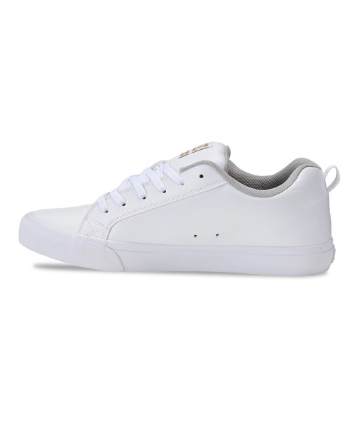 DC SHOES(ディーシーシューズ)の「DC SHOES メンズ COURT VULC SE SN フットウェア スニーカー 【2026年春夏モデル】(スニーカー・メンズ・ホワイト×ゴールド・24cm/25cm/25.5cm/26cm/26.5cm/27cm/27.5cm/28cm/29cm)」の3枚目の写真
