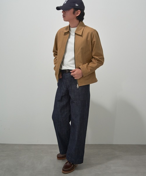 HOUSTON(ヒューストン)の「【HOUSTON】USA COTTON DENIM SAILOR PANTS デニムセーラーパンツ ワイドストレート 10079(デニムパンツ・メンズ・インディゴブルー/ブルー系その他2・L/M/S)」の12枚目の写真