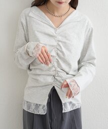 Tシャツ/カットソー（グレー/灰色系・レース）ファッション通販 - ZOZOTOWN